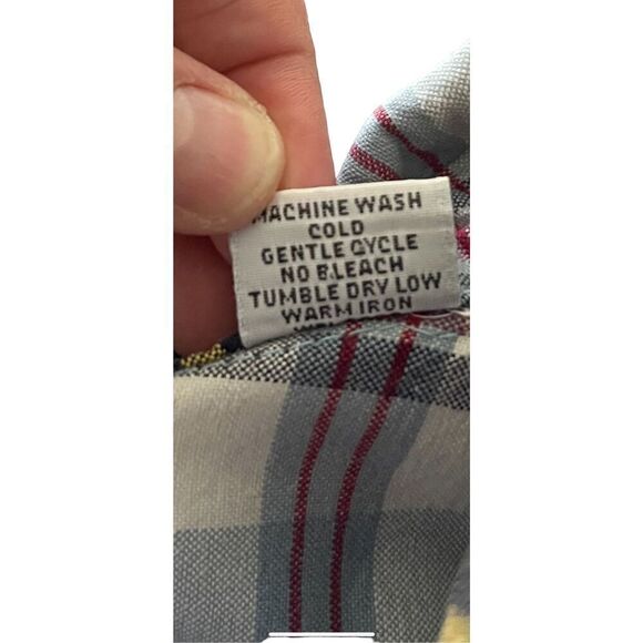 Panhandle Slim Mens Multicolor Plaid Long Sleeve Rough Stock Western Shirt XXL - Picture 9 of 12